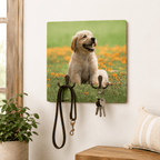 Custom Pet Photo Dog Leash Holder – Seamless Borderless Design