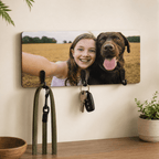 Custom Pet Photo Dog Leash Holder – Seamless Borderless Design