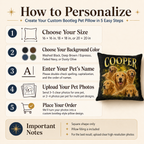 Personalized Bootleg Pet Photo Pillow – Custom Dog & Cat Collage