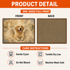 Custom Angel Pet Memorial Woven Blanket