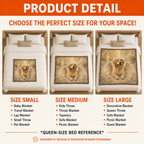 Custom Angel Pet Memorial Woven Blanket
