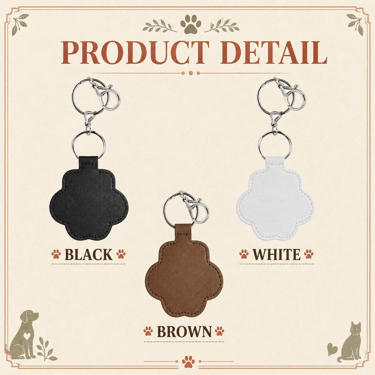 Pet Memorial Pawprint Keychain - Angel Wings Photo Insert & Custom Dates