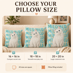 Personalized Pet Portrait Pillow – Custom Dog & Cat Photo Pillow