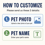 Badge Reel – Custom Pet Face Shape with Name Acrylic Design