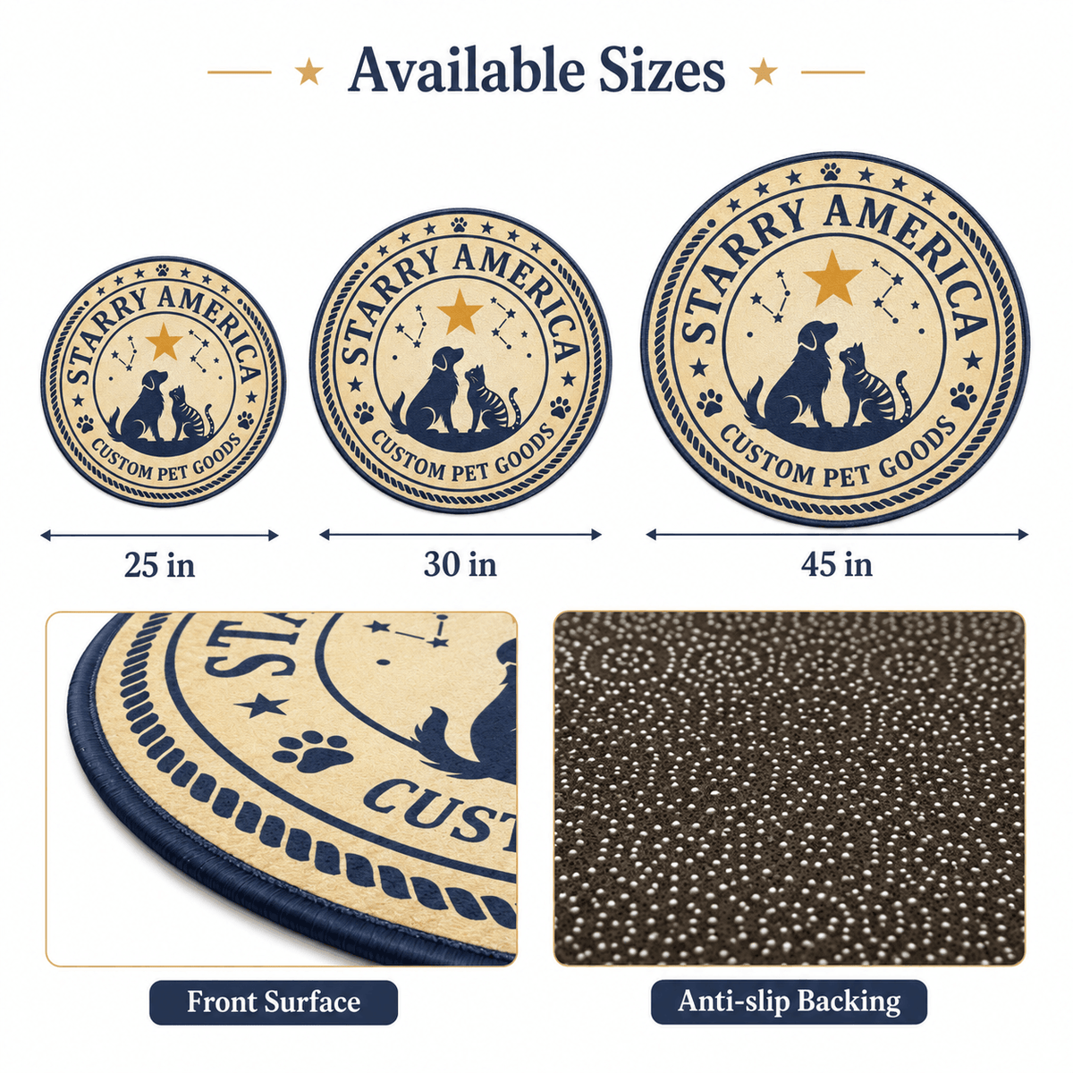 Mat – Custom Pet Portrait Retro Camera & Photo Shape Design