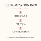 Custom Two Pets Ceramic Jewelry Dish – "Our Humans Are Getting Married" Striped Design