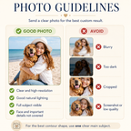 Custom Photo Shaped Pillow – Personalized Pet & Portrait Cushion