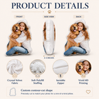 Custom Photo Shaped Pillow – Personalized Pet & Portrait Cushion